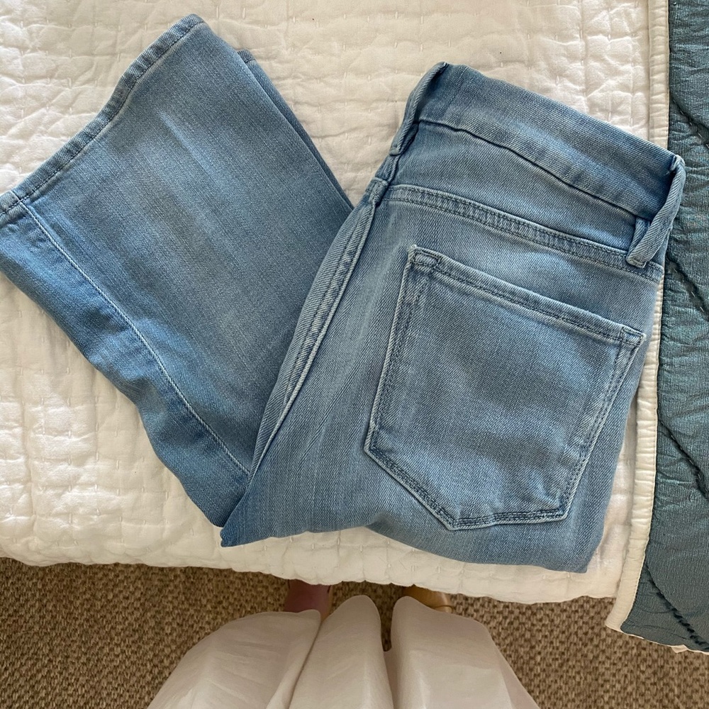 FRAME Le Crop mini high waist boot jean